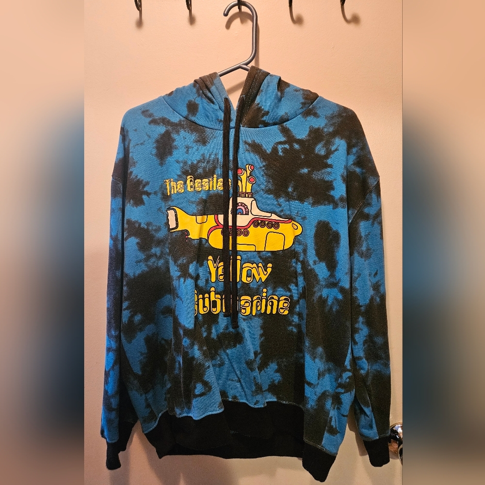 The Beatles Yellow Submarine Blue and Black Hoodie